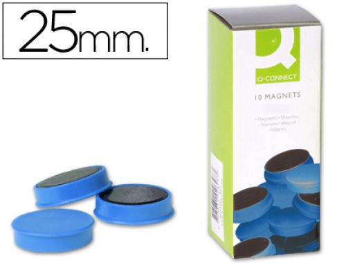 Iman de sinalizacao q-connect 2,5cm azul , Q-connect , 36228 , 5705831026407